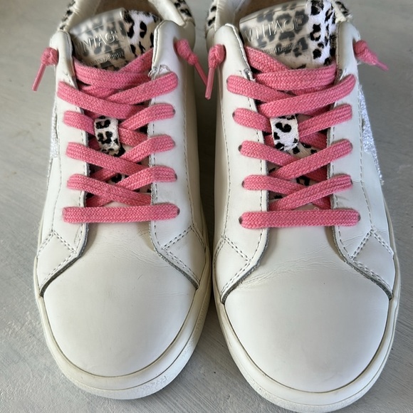 Vintage Havana Women’s Giselle Cheetah Size 37 US 7 Slip On Sneakers Leather - Picture 7 of 16